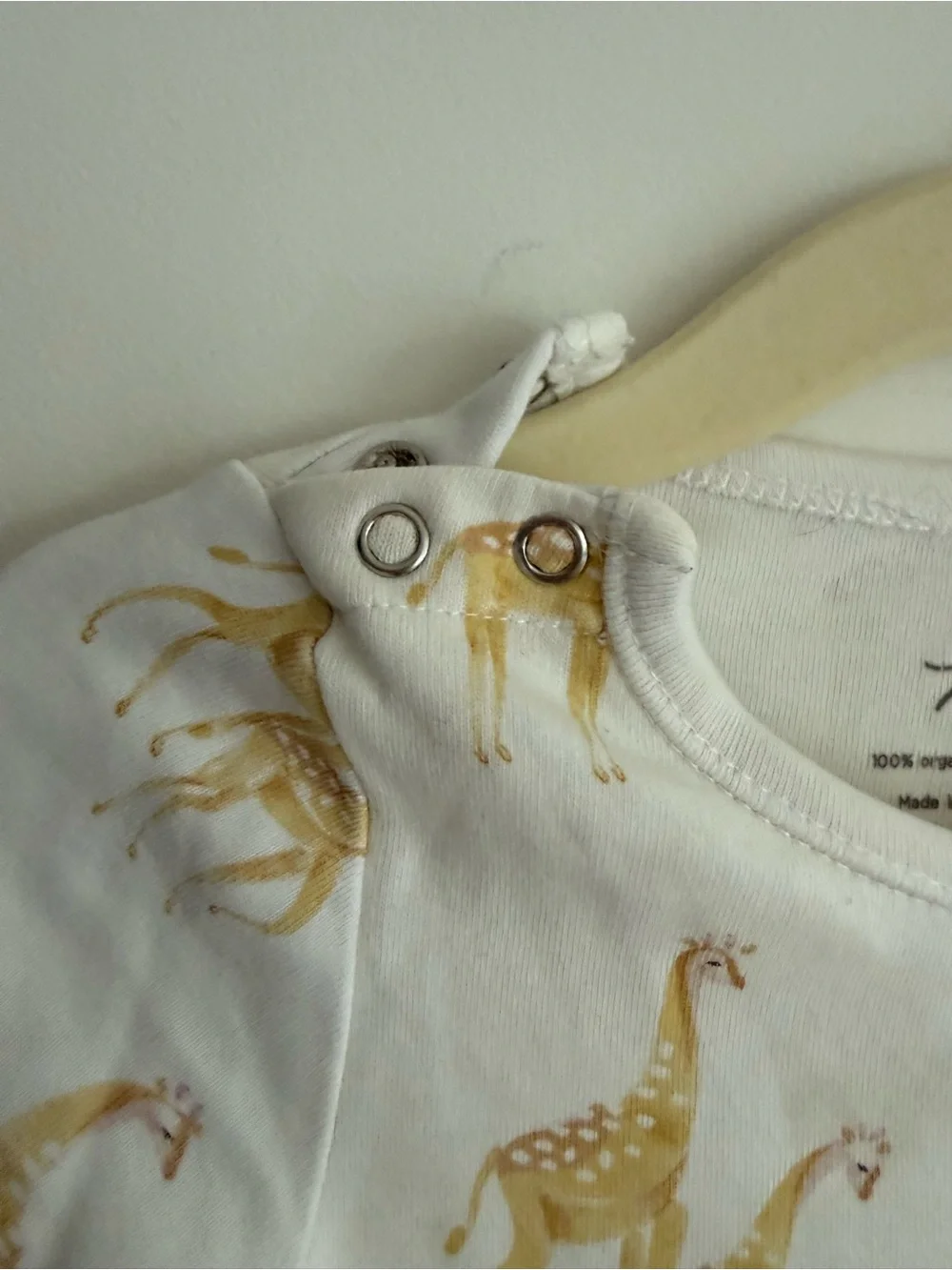 6-12m Pehr Giraffe-Print Onesie